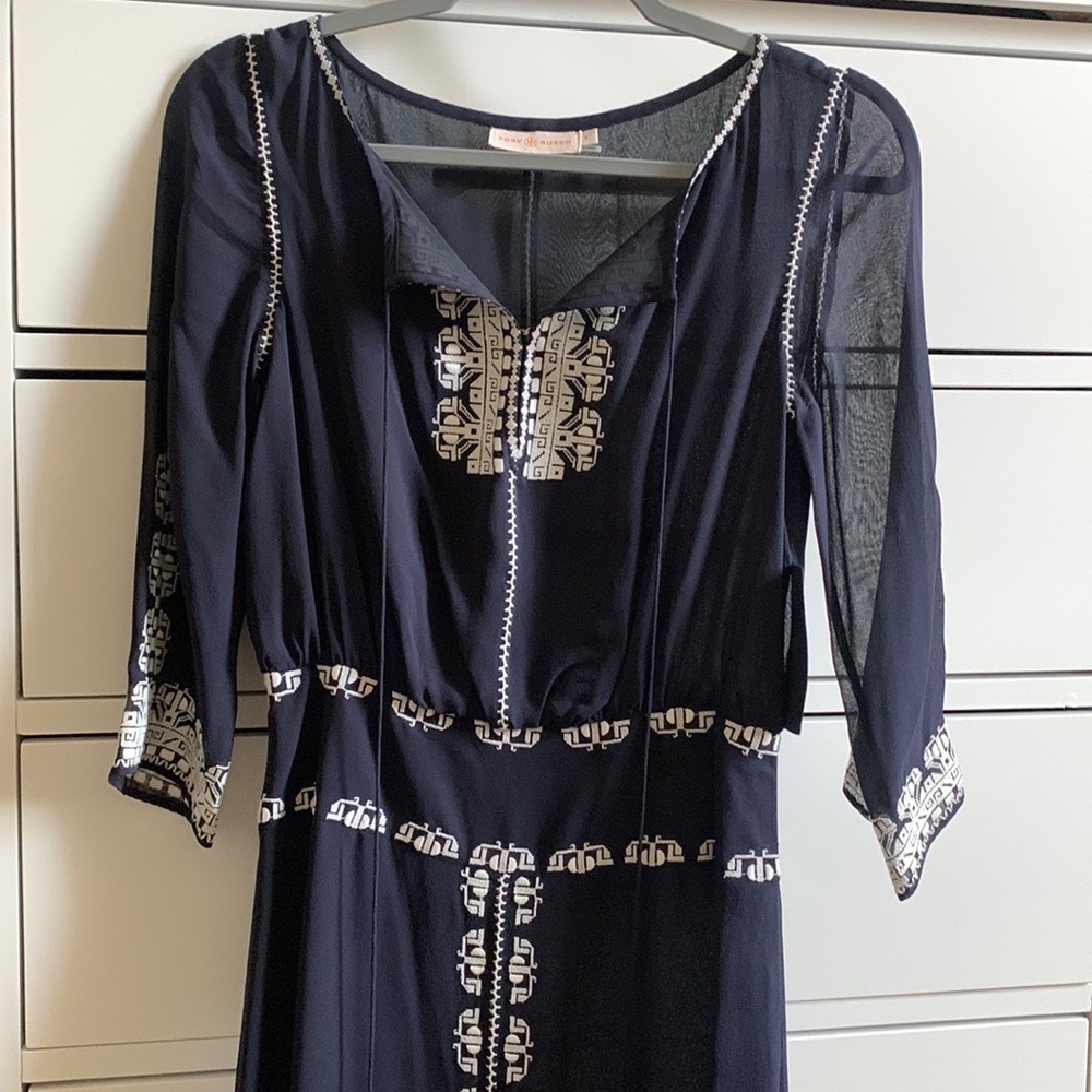 Tory Burch embroidered maxi dress